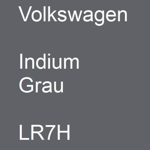 Volkswagen, Indium Grau, LR7H.